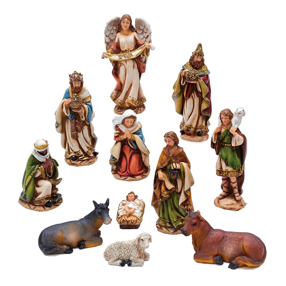 Nativity Figures, Set of 11