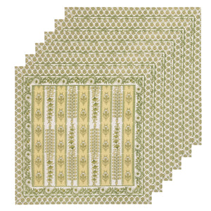 Avignon Napkins Pistache, Set of 6