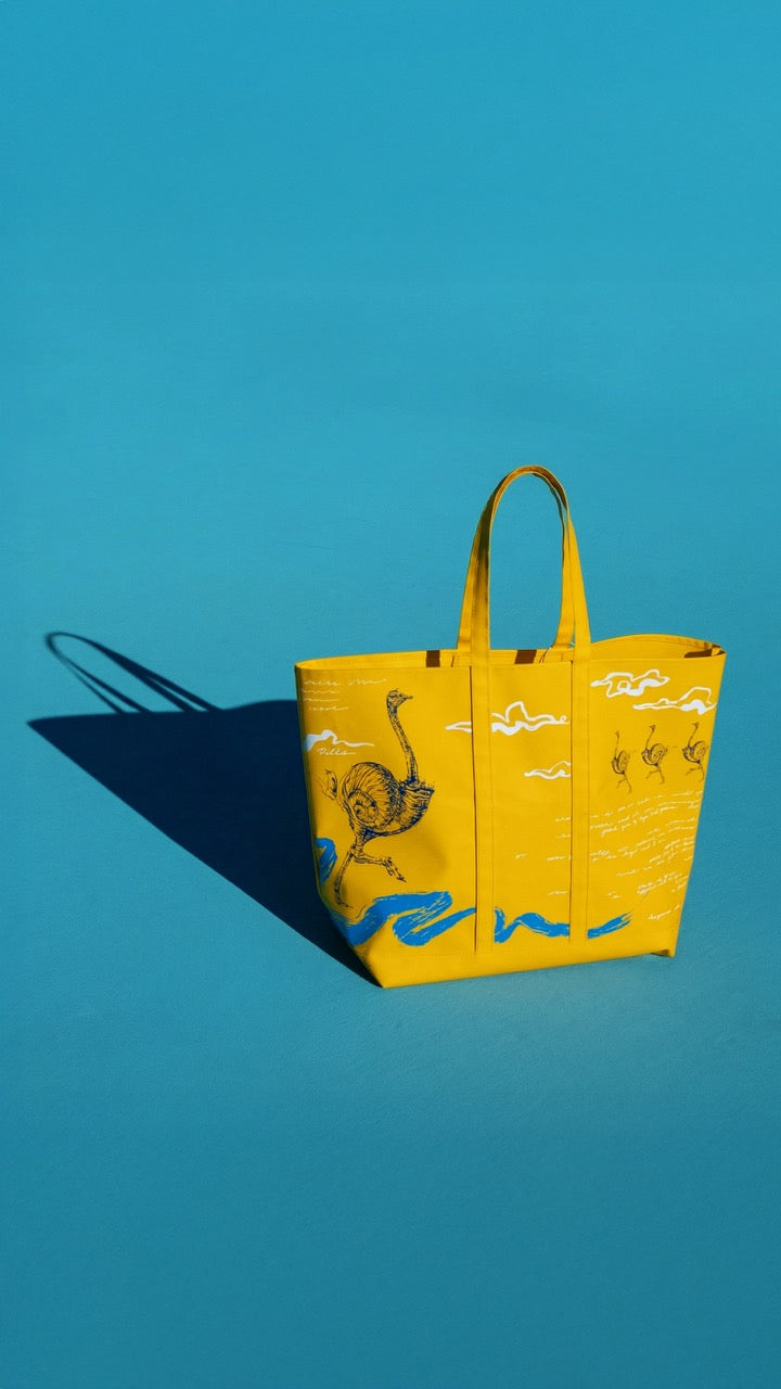 Flight of Fancy Carryall in Yellow