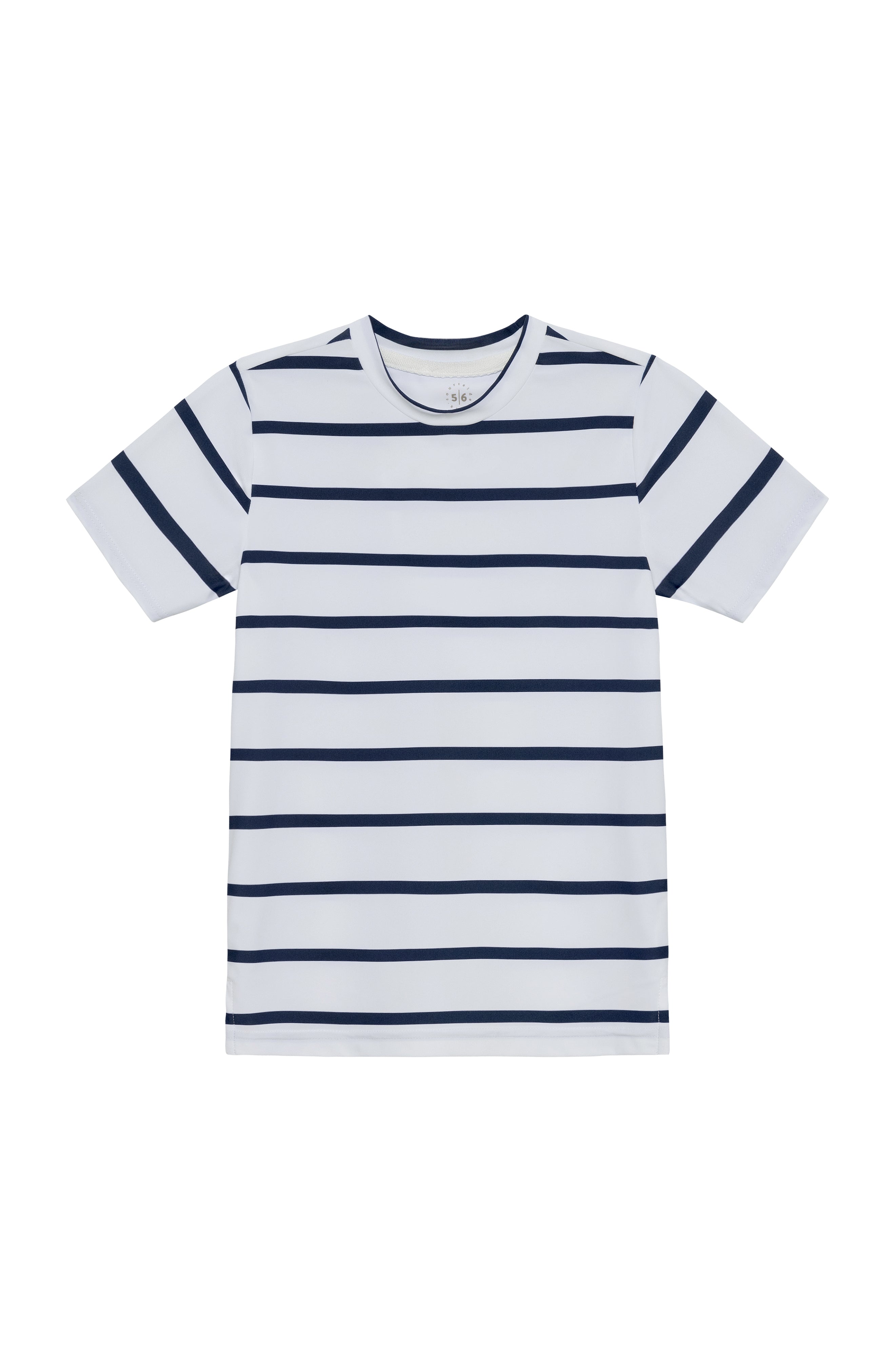 Practice Shirt in Navy & White Stripe