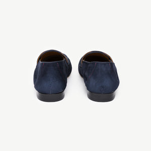 Men's Navy Suede Centesimo