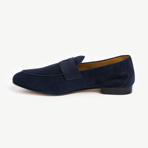 Men's Navy Suede Centesimo