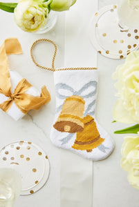 Bauble Stockings styled with gold-themed decor