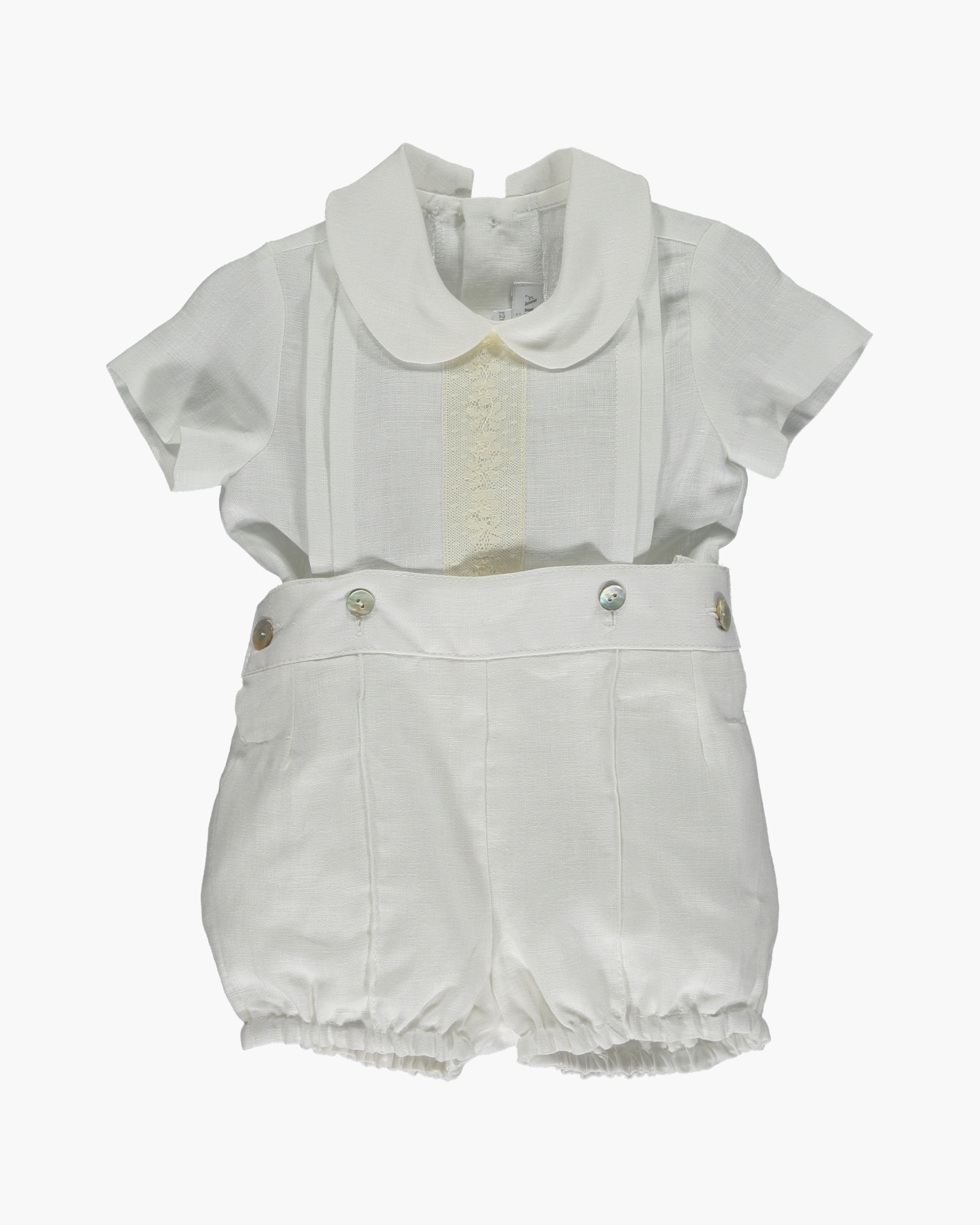 Baby boy ceremony Set Off White - Nicholas