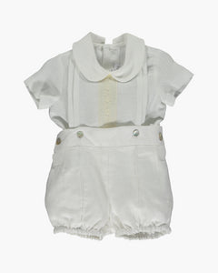 Baby boy ceremony Set Off White - Nicholas
