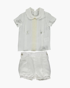 Baby boy ceremony Set Off White - Nicholas