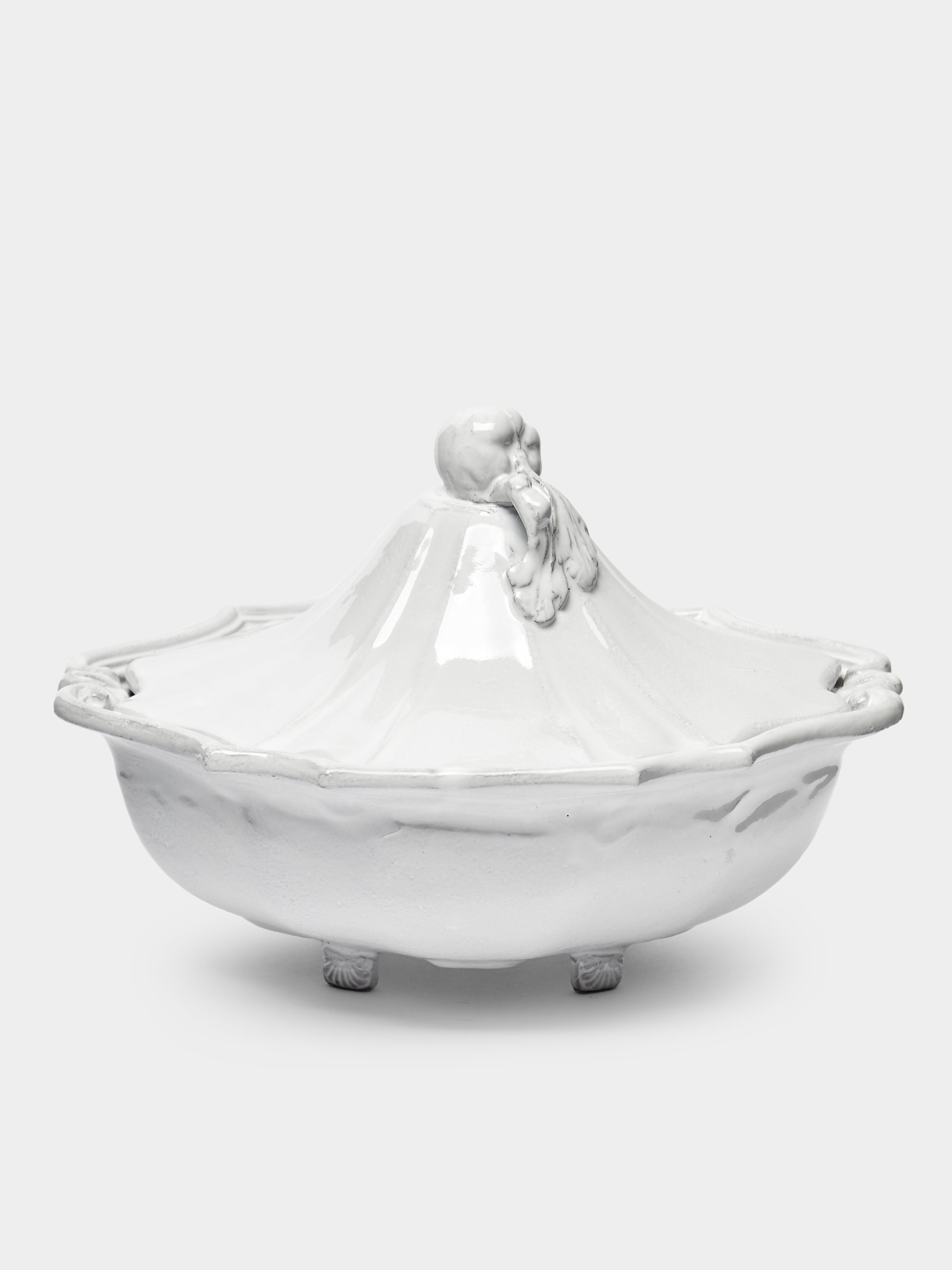 Astier de Villatte Régence Hand-Glazed Ceramic Small Tureen