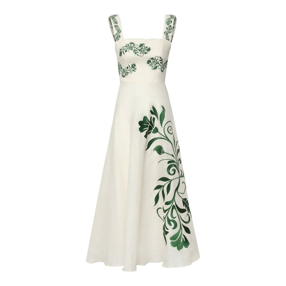 noelia-embroidered-linen-midi-dress-in-ivory-green-buganvilias
