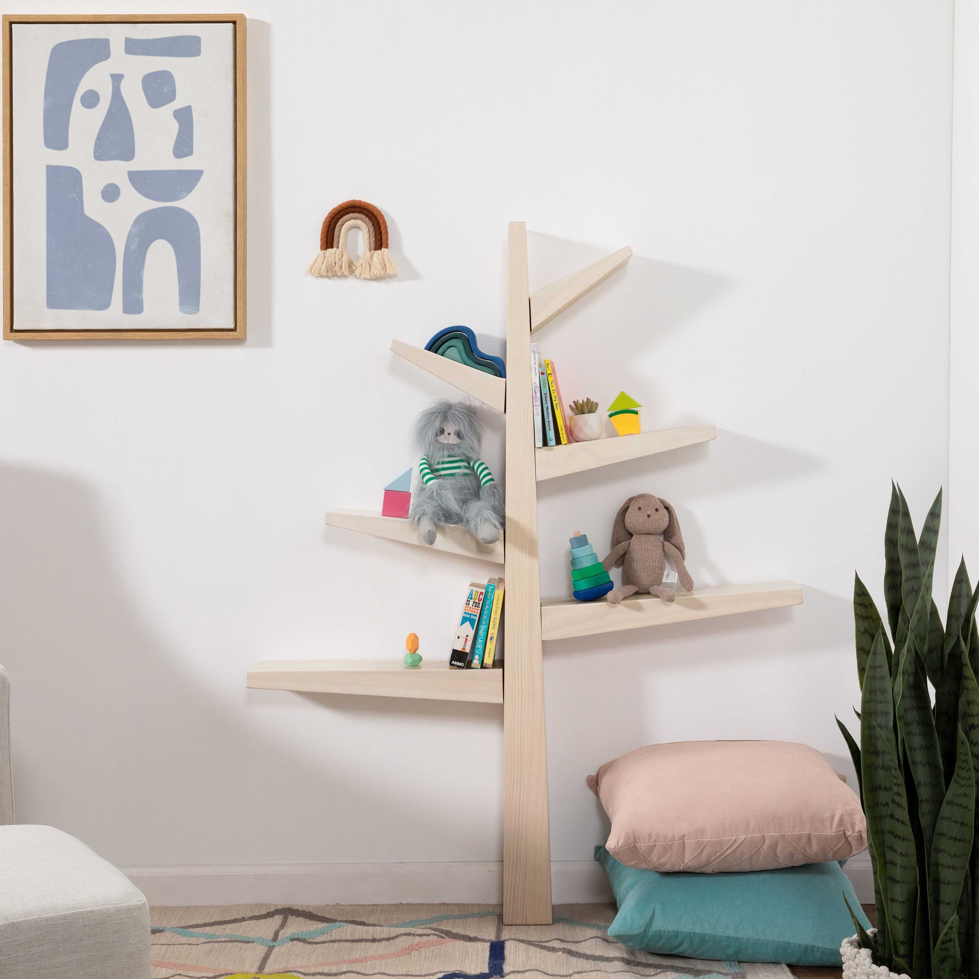 Spruce Tree Bookcase in Washed Natural