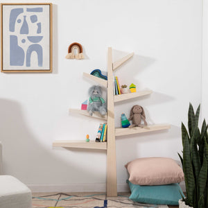 Spruce Tree Bookcase in Washed Natural