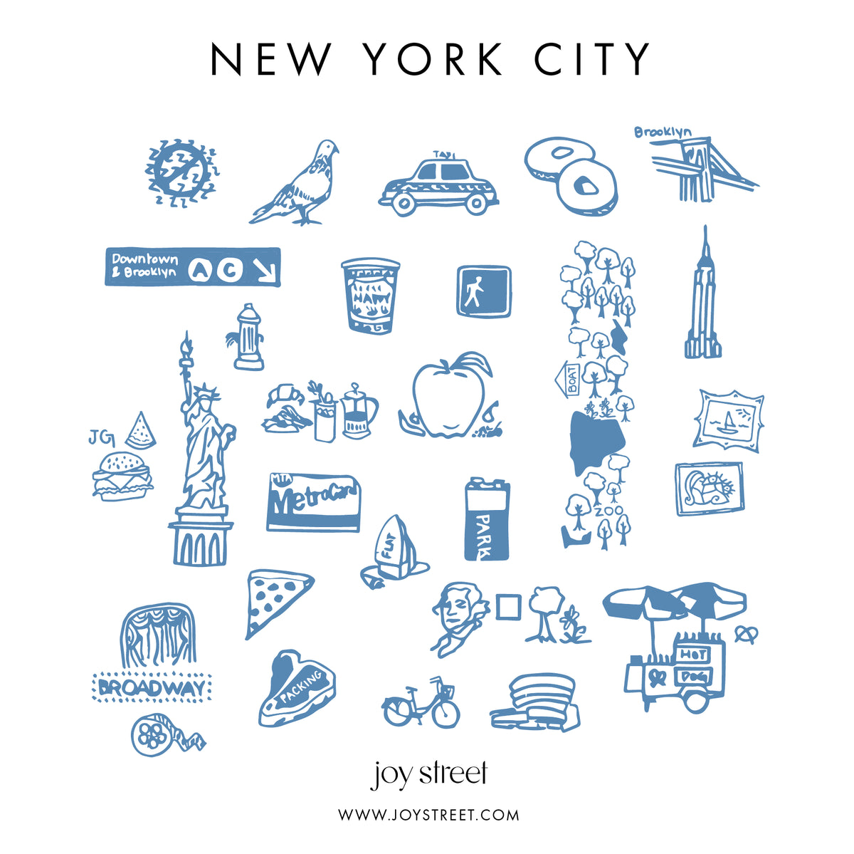 New York City Print Card