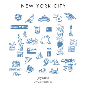 New York City Print Card