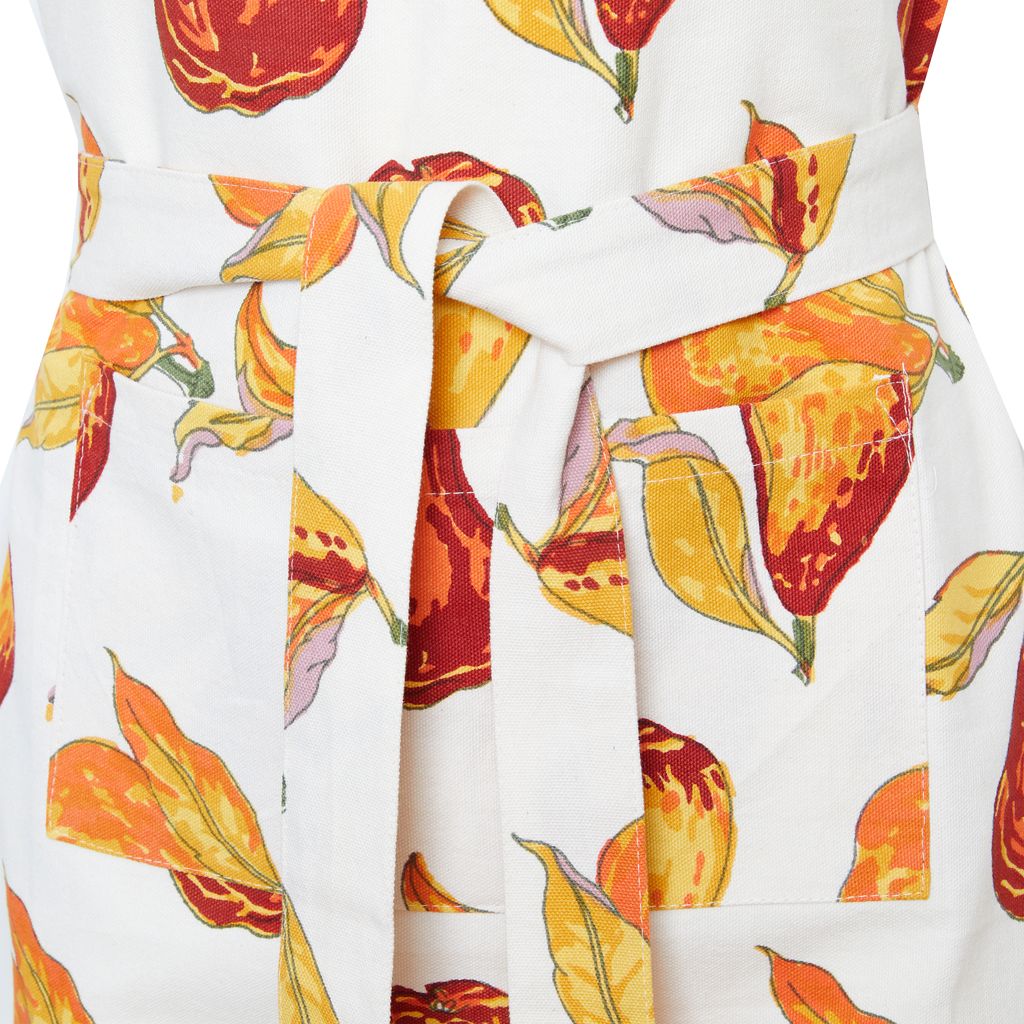 Orchard Pear Apron in Burgundy