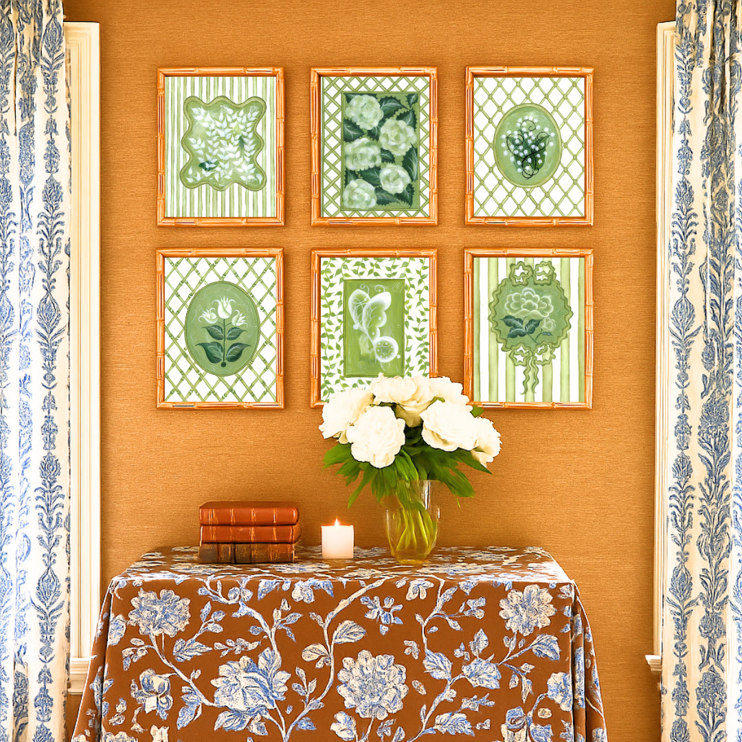 En Vert Botanical Prints, Set of 6
