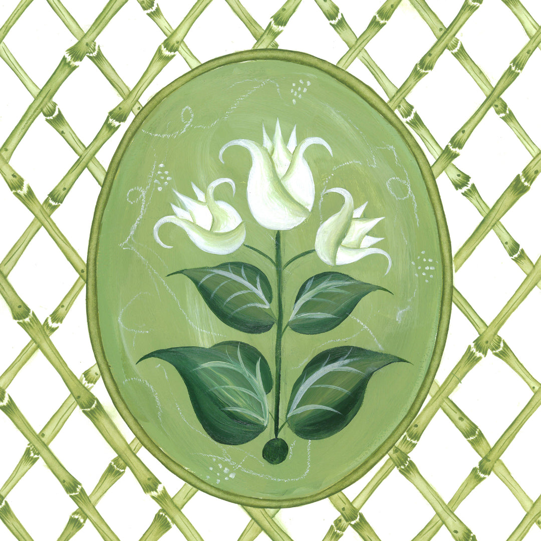 En Vert Botanical Prints, Set of 4