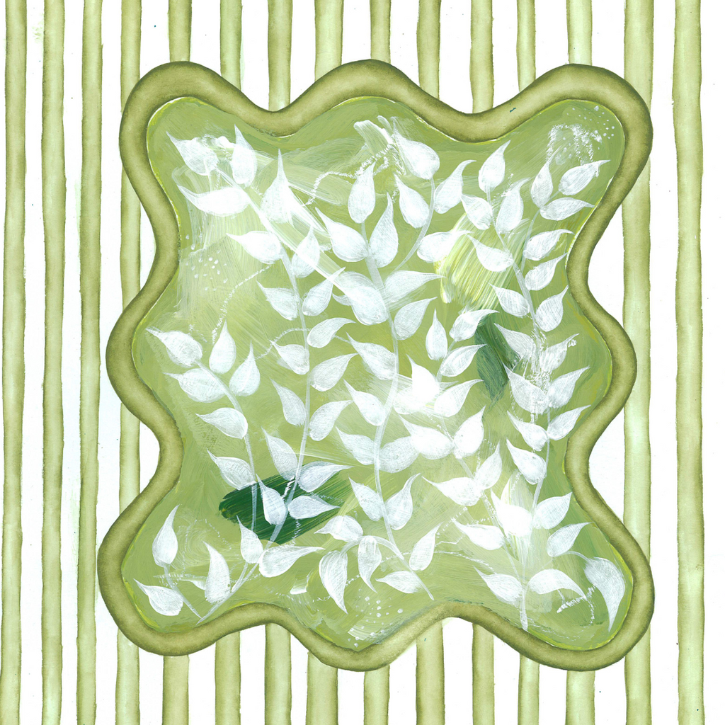 En Vert Botanical Prints, Set of 4