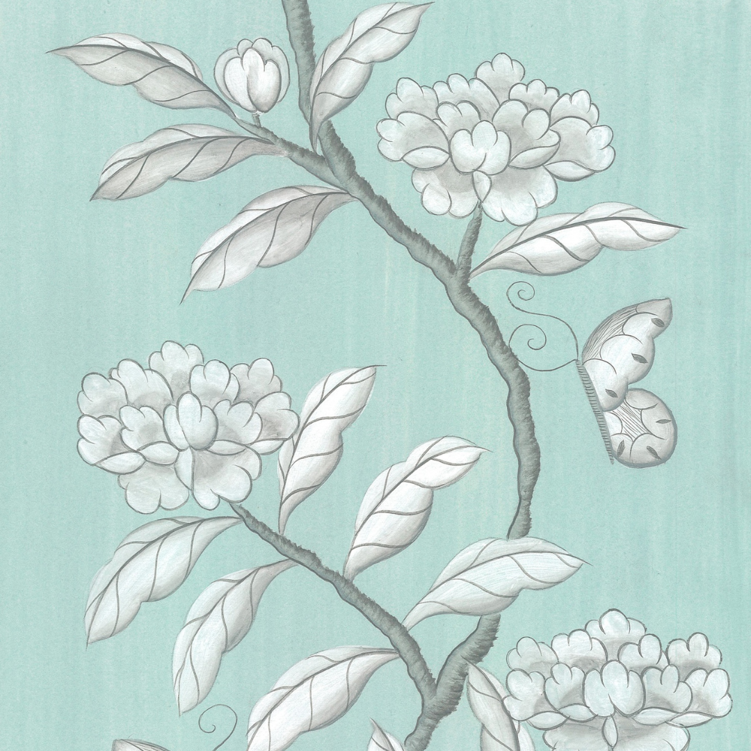 "La Mer" Chinoiserie Originals on Papier