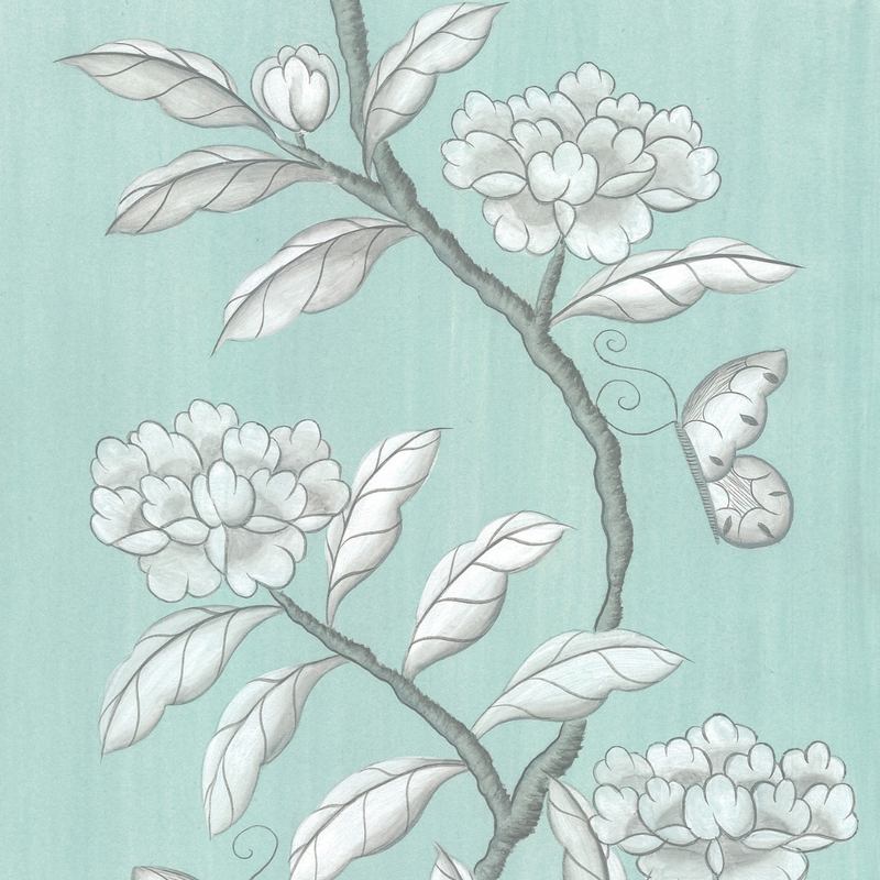 "La Mer" Chinoiserie Originals on Papier
