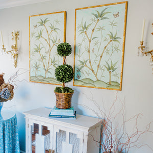 Chinoiserie Panel Print Pair | Bamboo En Fleur
