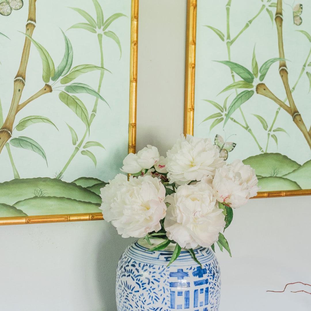 Chinoiserie Panel Print Pair | Bamboo En Fleur