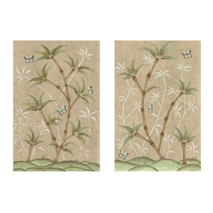 Chinoiserie Panel Print Pair | Bamboo En Fleur