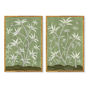 Chinoiserie Panel Print Pair | Bamboo En Fleur