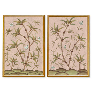 Chinoiserie Panel Print Pair | Bamboo En Fleur