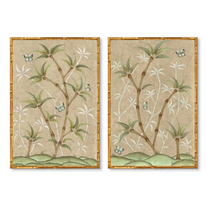Chinoiserie Panel Print Pair | Bamboo En Fleur