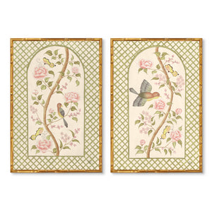 Chinoiserie Panel Print Pair | Le Jardin De Elizabeth