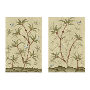 Chinoiserie Panel Print Pair | Bamboo En Fleur