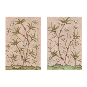 Chinoiserie Panel Print Pair | Bamboo En Fleur