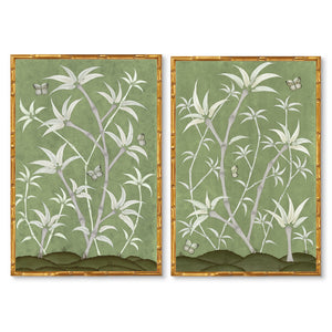 Chinoiserie Panel Print Pair | Bamboo En Fleur
