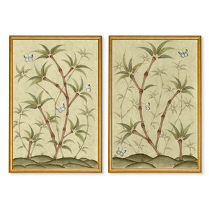 Chinoiserie Panel Print Pair | Bamboo En Fleur