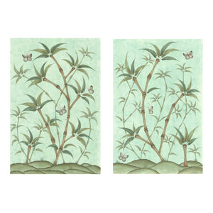 Chinoiserie Panel Print Pair | Bamboo En Fleur