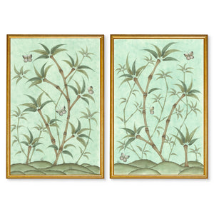 Chinoiserie Panel Print Pair | Bamboo En Fleur