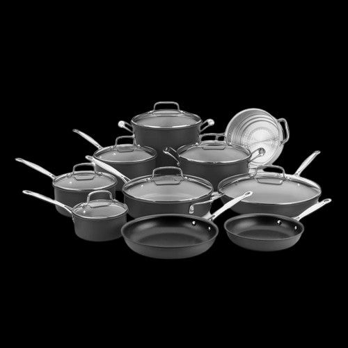 17-Piece Chef's Classic® Nonstick Hard Anodized Set in Black