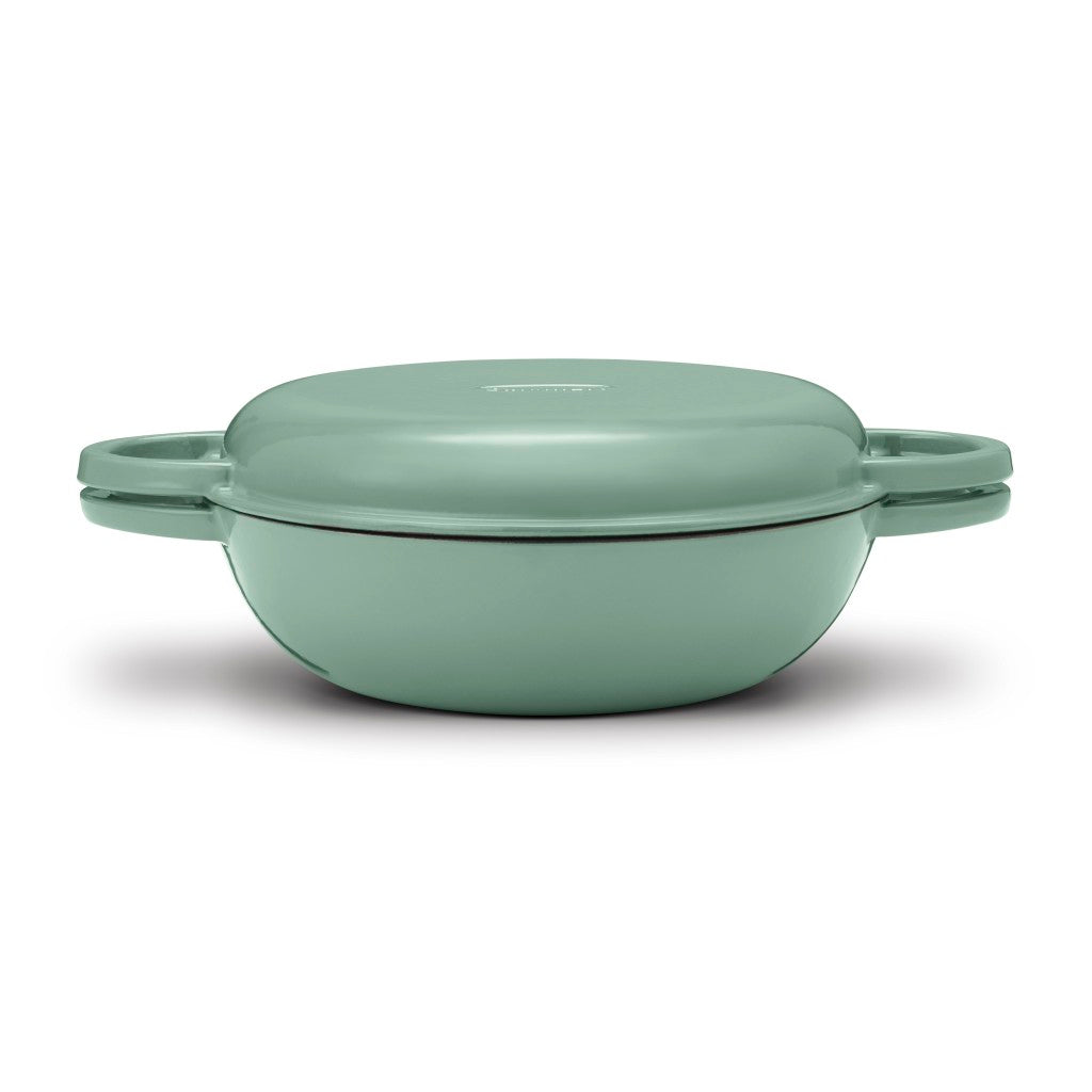 Chef’s Classic® Enameled 2-in-1 Cast Iron Multipurpose Set in Sage