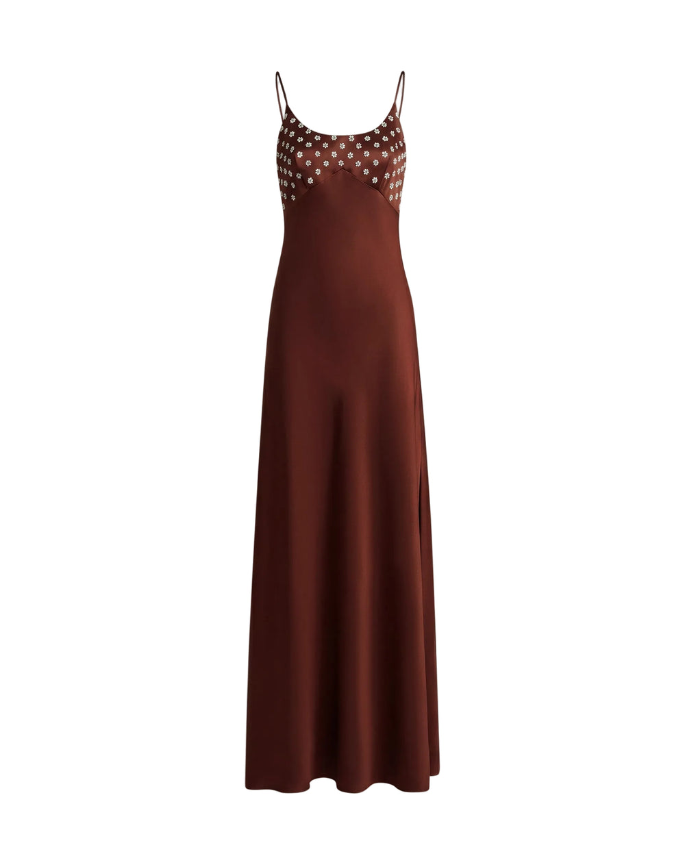 Ophelia Dress in Deep Redwood