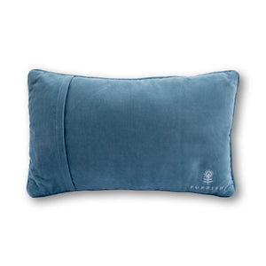 Overserved Needlepoint Pillow - velvet back