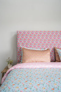 Oxford Pillowcase made with Liberty Fabric BETSY DEEP PINK - Coco & Wolf