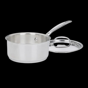 Chef's Classic® Stainless 1.5 Quart Saucepan with Cover in Stainless Steel