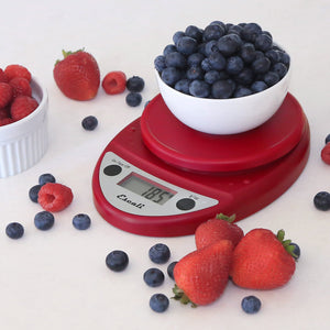 Primo Digital Scale in Warm Red