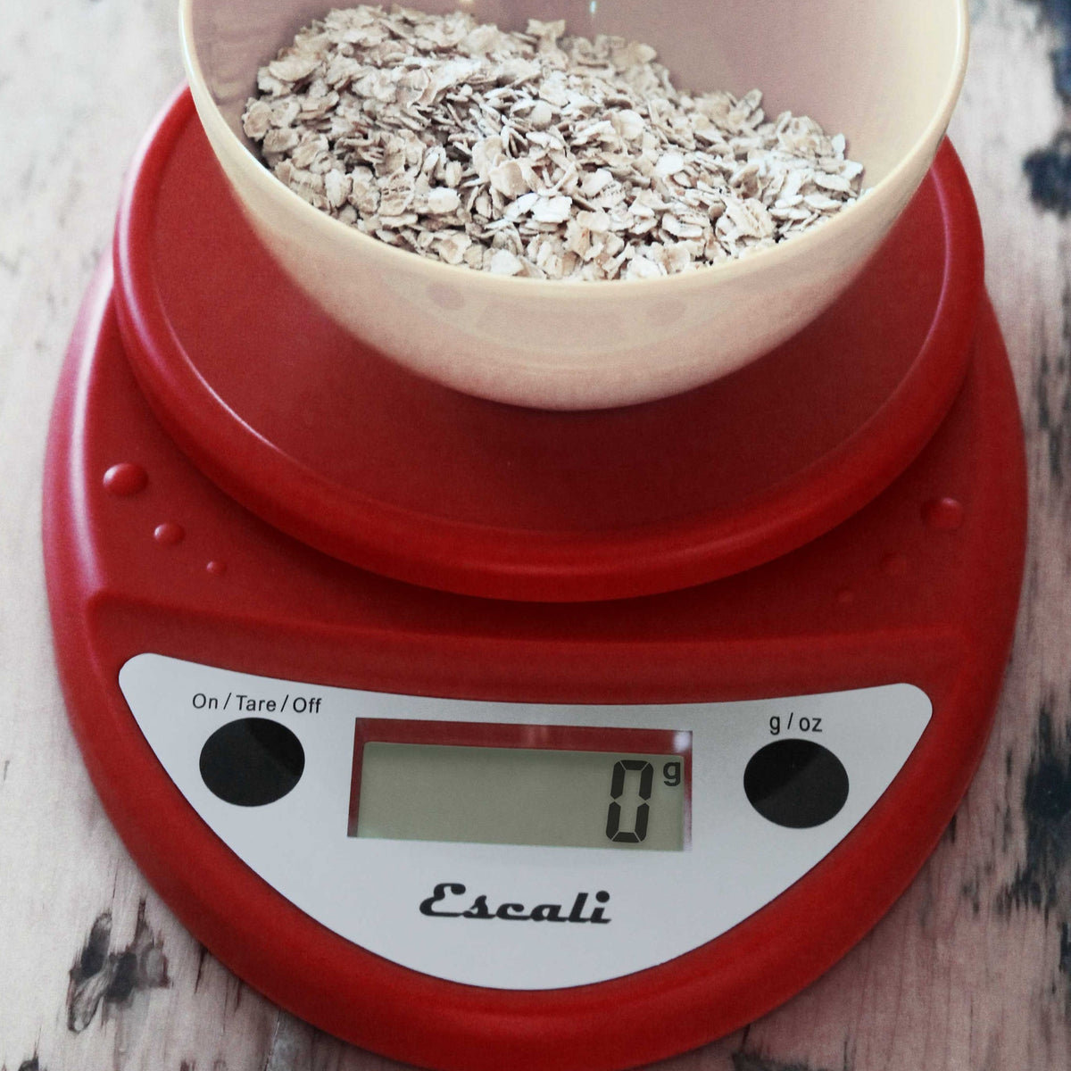 Primo Digital Scale in Warm Red