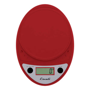 Primo Digital Scale in Warm Red