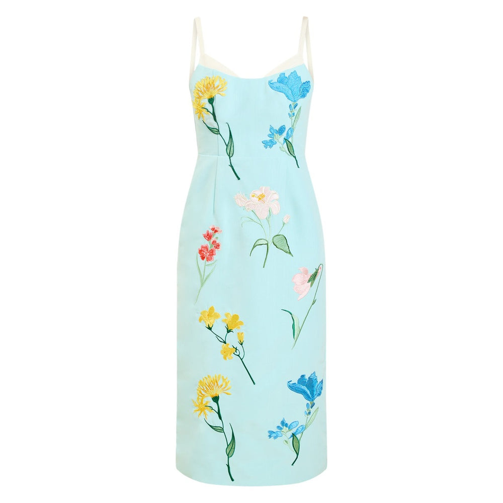 Pacifica Midi Dress in Blue Waltz