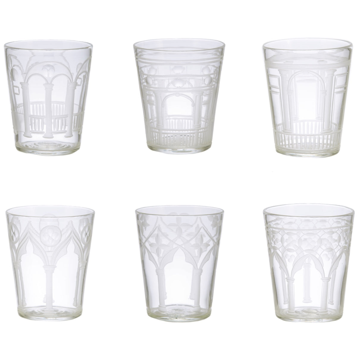 Palazzo Glasses, Set of 6