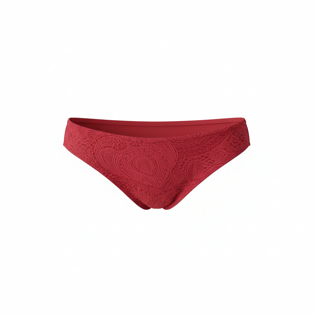The Classic Bikini Bottom in Paprika