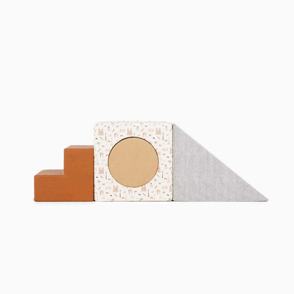 Paris ¥ Wheat ¥ Stone Stripe ¥ Ginger@paris block playset