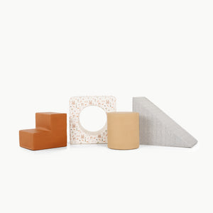 Paris ¥ Wheat ¥ Stone Stripe ¥ Ginger@paris block playset