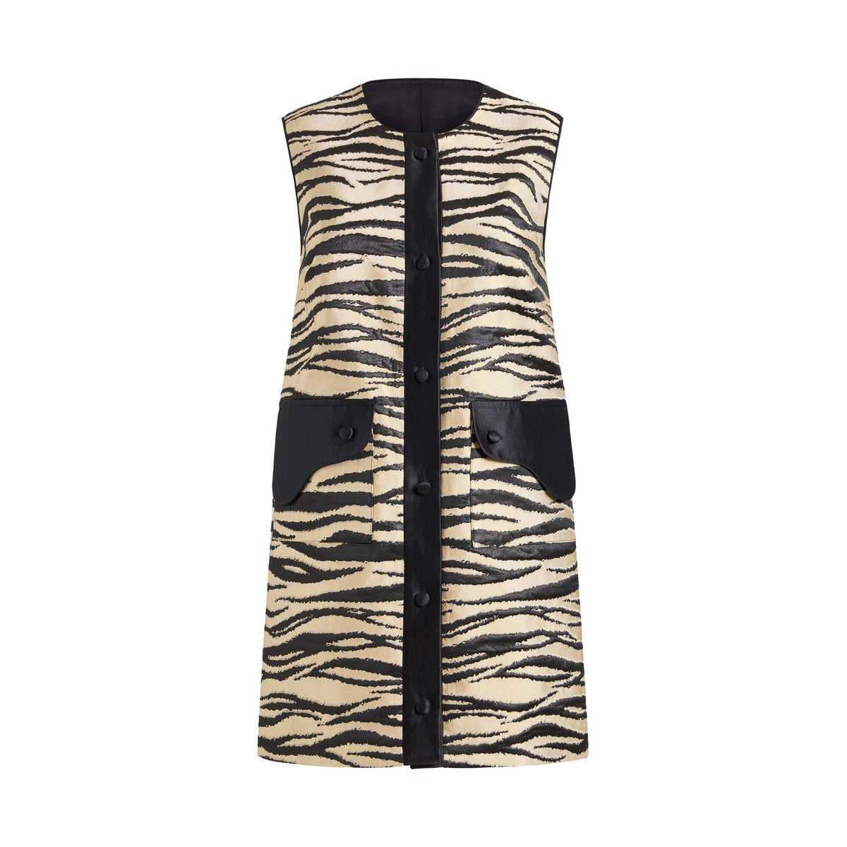 pearsei-zebra-striped-mini-dress